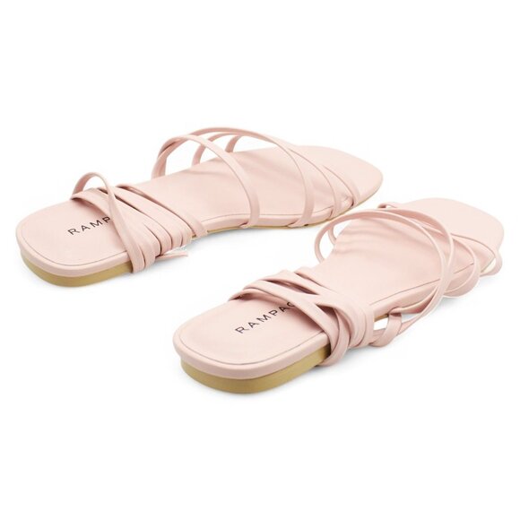 Rampage Athena Strappy Square Toe Sandal (Women S) - Picture 5 of 8